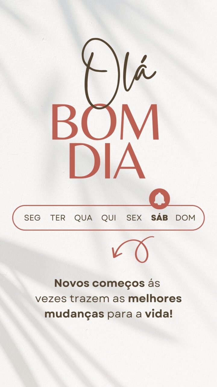 Story Bom Dia Sábado