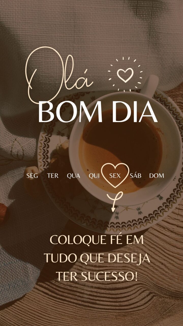 Story Bom Dia Sexta-Feira