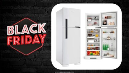 Oferta Black Friday Geladeira Brastemp 375L 2 Portas Frost Free, Branca