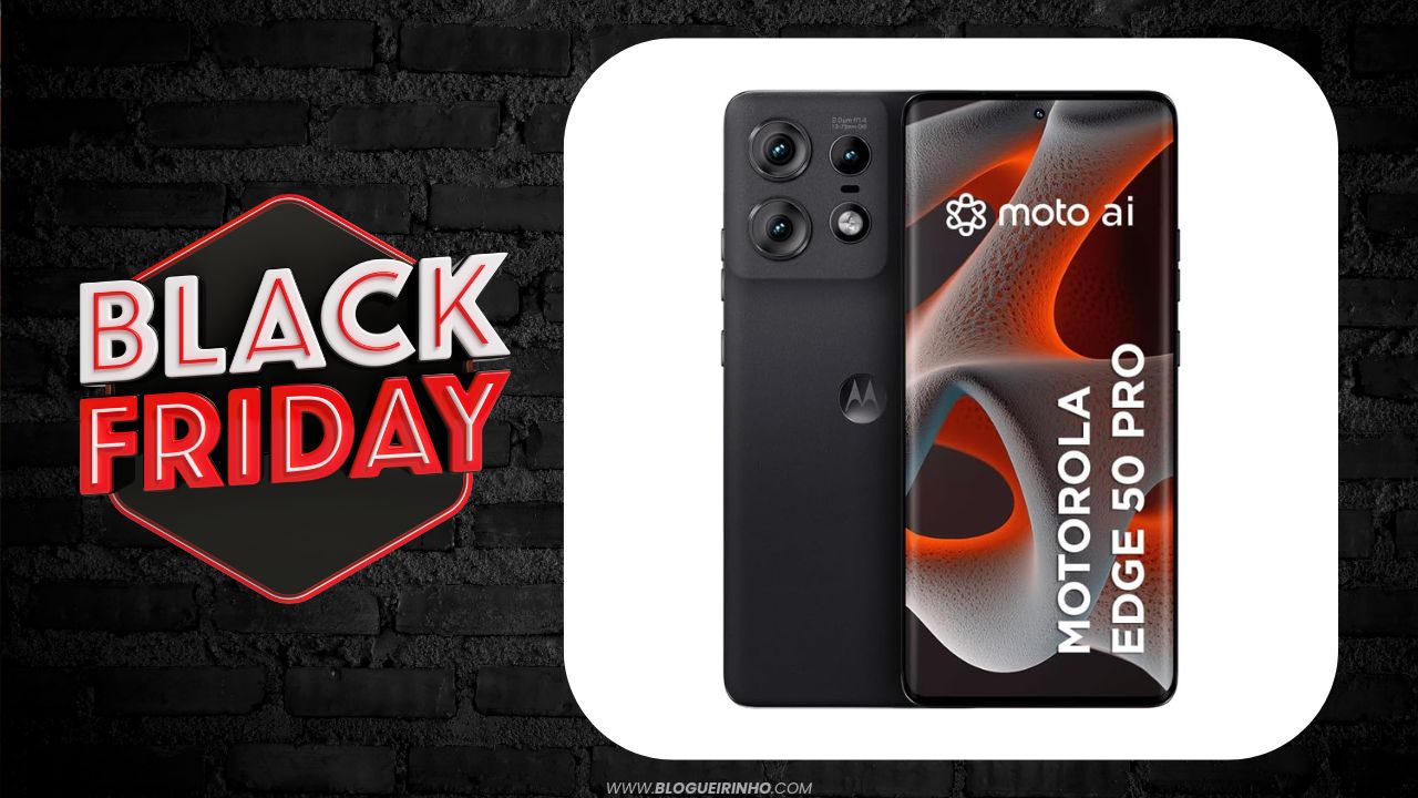 Oferta Black Friday Motorola Edge 50 Pro 5G - 256GB, 24GB RAM Boost, 50MP Ultra-Pixel AI Camera, IP68, NFC