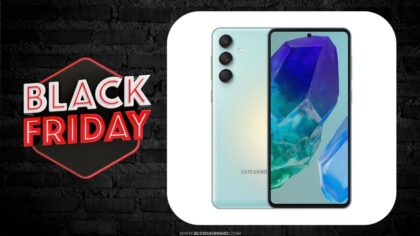 Oferta Black Friday Samsung Galaxy M55 5G, 256GB de armazenamento, 8GB de RAM, Verde Claro