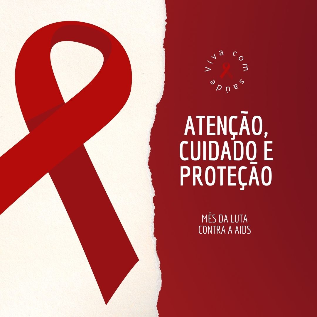 Post Instagram Dezembro Vermelho - Campanha Nacional de Prevenção ao HIV/Aids