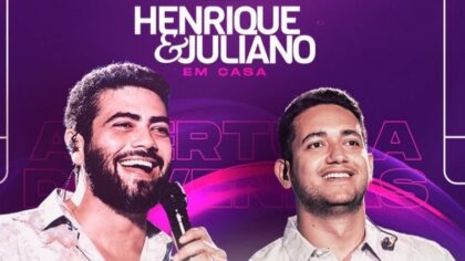 Show de Henrique e Juliano em Goiânia 2025 ingressos à venda para o festival Em Casa