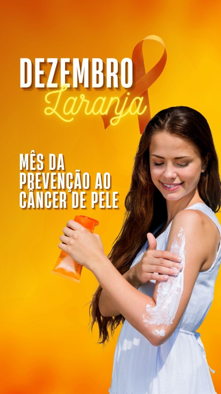 Stories Dezembro Laranja - Campanha de Prevenção do Câncer de Pele