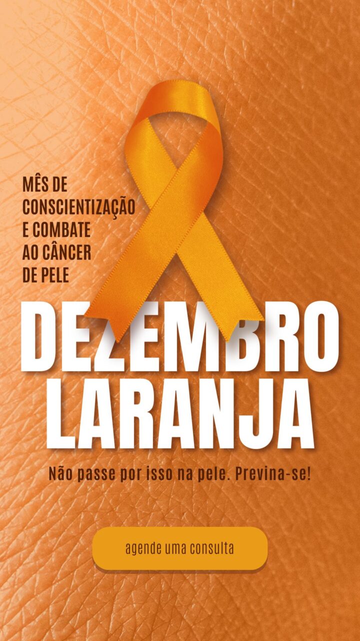 Stories Dezembro Laranja - Campanha de Prevenção do Câncer de Pele